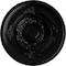 Ekena Millwork Monique Ceiling Medallion (Fits Canopies up to 3 3/4"), Hand-Painted Jet Black, 13 3/4"OD x 1"P CM13MOBLF - alternate 1